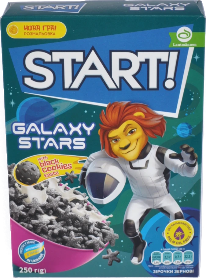 Сніданки сухі зернові Galaxy stars Start! к/у 250г
