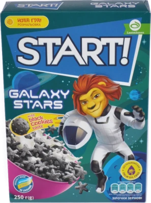 Сніданки сухі зернові Galaxy stars Start! к/у 250г