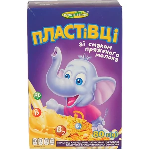 Пластівці кукурудзяні Золоте зерно 80г топлене молоко