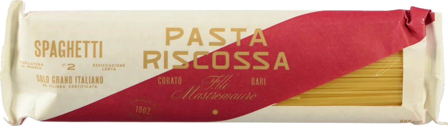 Паста Riscossa 500г бронз спагетті 100