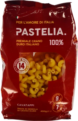 Макарони Pastelia Cavatappi з твердих сортів пшениці 400г