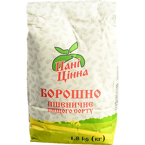 Борошно Пані Цінна 1.8кг в.г