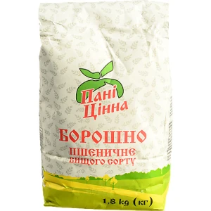 Борошно Пані Цінна 1.8кг в.г
