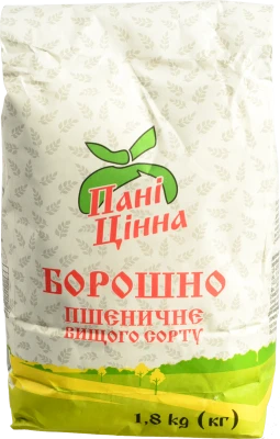 Борошно Пані Цінна 1.8кг в.г
