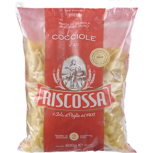 Паста Riscossa 500г коччіоле з твердих сортів пшениці