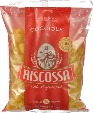 Паста Riscossa 500г коччіоле з твердих сортів пшениці
