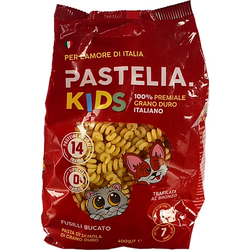 Макарони Pastelia Kids Fusilli Bucato 400г