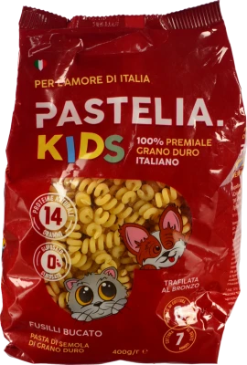 Макарони Pastelia Kids Fusilli Bucato 400г