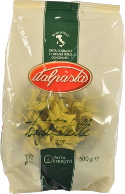 яМакарони Italpasta 500 г Тальятеллі шпинат