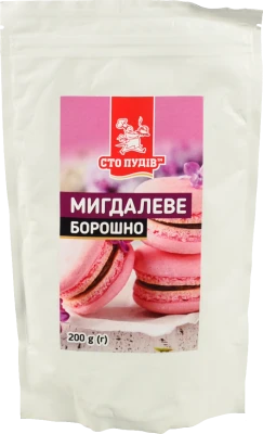 Борошно мигдалеве Сто пудів д/п 200г