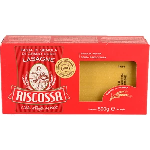 Паста Riscossa 500г лазанья з твердих сортів пшениці
