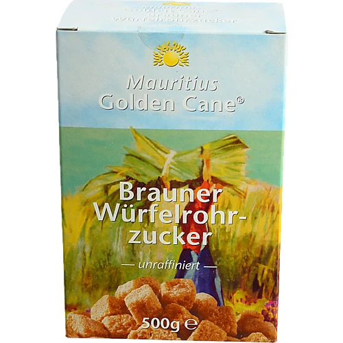 Цукор кубиками коричневий Golden Cane Mauritius к/у 500г