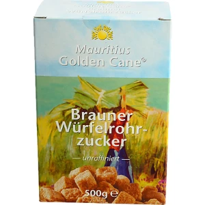 Цукор кубиками коричневий Golden Cane Mauritius к/у 500г