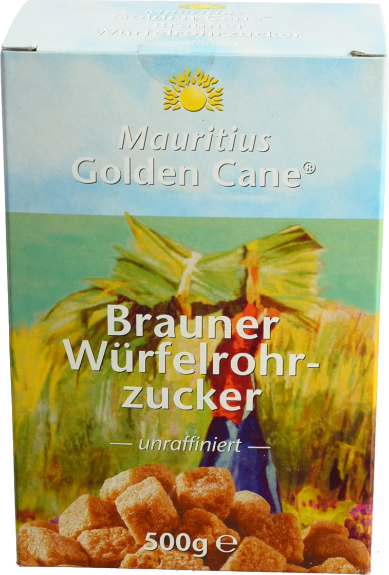 Цукор кубиками коричневий Golden Cane Mauritius к/у 500г