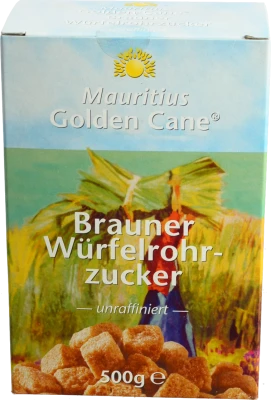 Цукор кубиками коричневий Golden Cane Mauritius к/у 500г