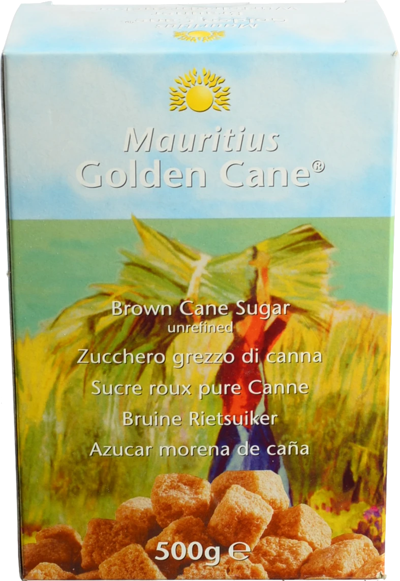 Цукор кубиками коричневий Golden Cane Mauritius к/у 500г