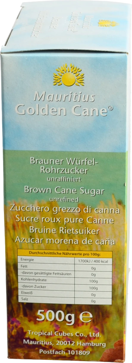 Цукор кубиками коричневий Golden Cane Mauritius к/у 500г