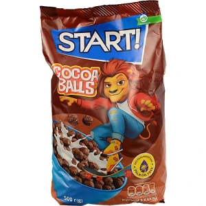 Сніданки сухі зернові Cocoa balls Start! м/у 500г