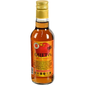 Оцет Унікон 0.25л 6% яблуко скло