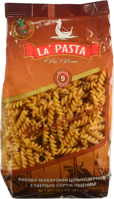 Макарони La Pasta Per Primi цільнозернові Fusilli 400г
