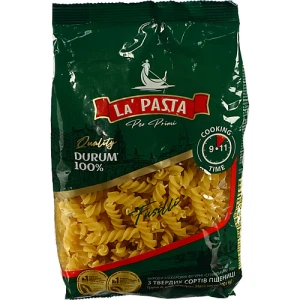 Макарони La Pasta 400г спіральки