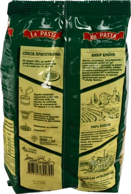 Макарони La Pasta 400г спіральки