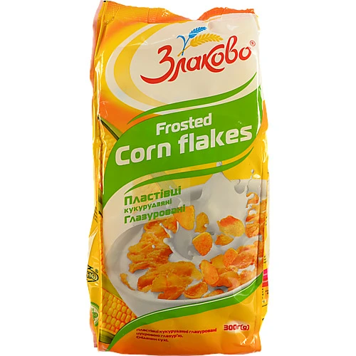Пластівці кукурудзяні глазуровані Zlakovo 300г