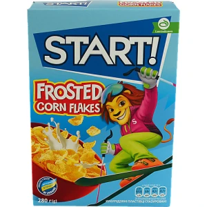 Пластівці кукурудзяні глазуровані Frosted Start! к/у 280г