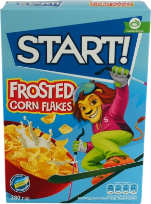 Пластівці кукурудзяні глазуровані Frosted Start! к/у 280г