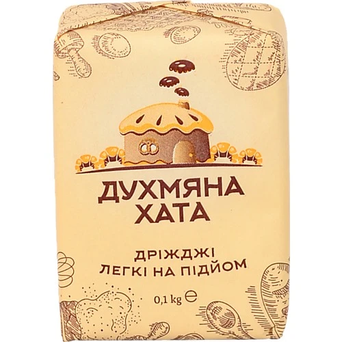 Дріжджі пресовані хлібопекарські Духмяна хата м/у 100г