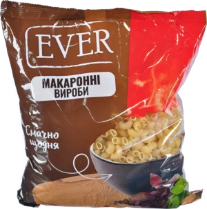 Макарони Ever 850г ріжкі гладенькі