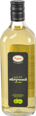 Оцет яблучний 6% елітний Руна 500мл
