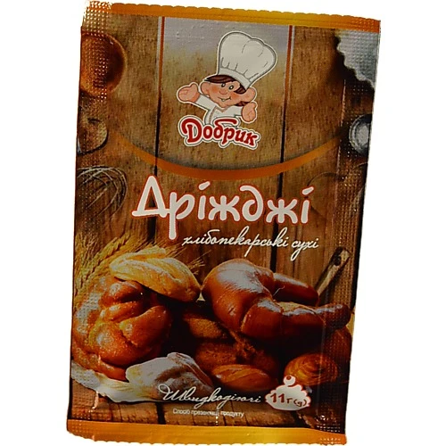 Дріжджі хлібопекарські сухі швидкодіючі Добрик м/у 11г