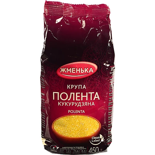 Крупа кукурудзяна Полента Жменька 450г