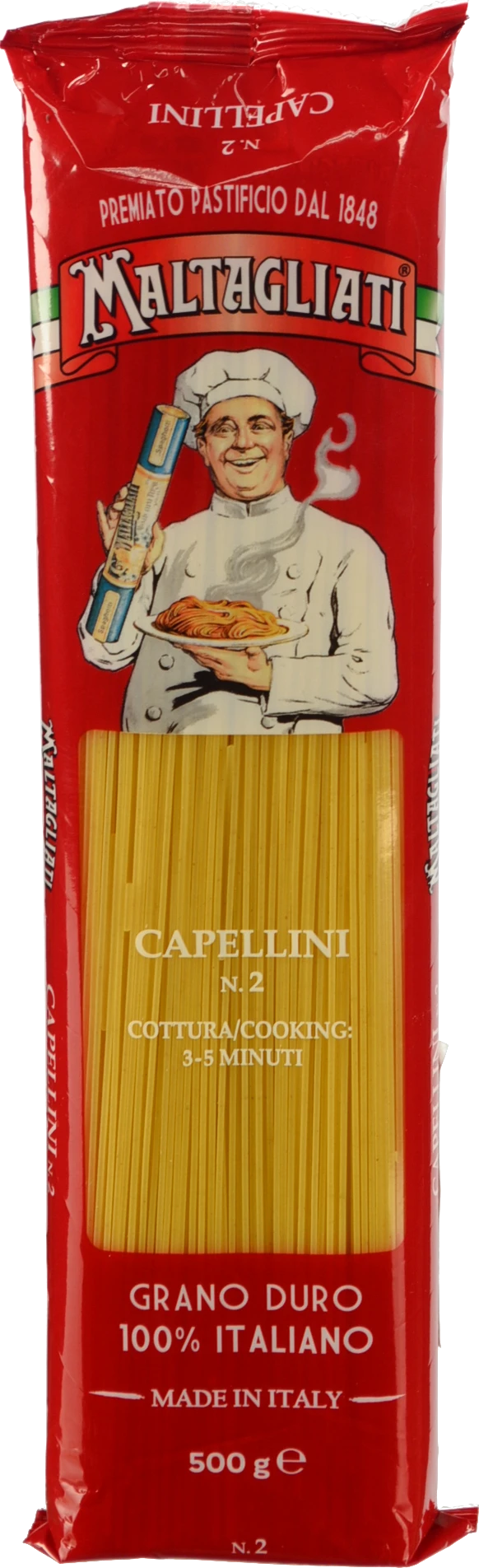 Макарони Maltagliati 500г капеліні