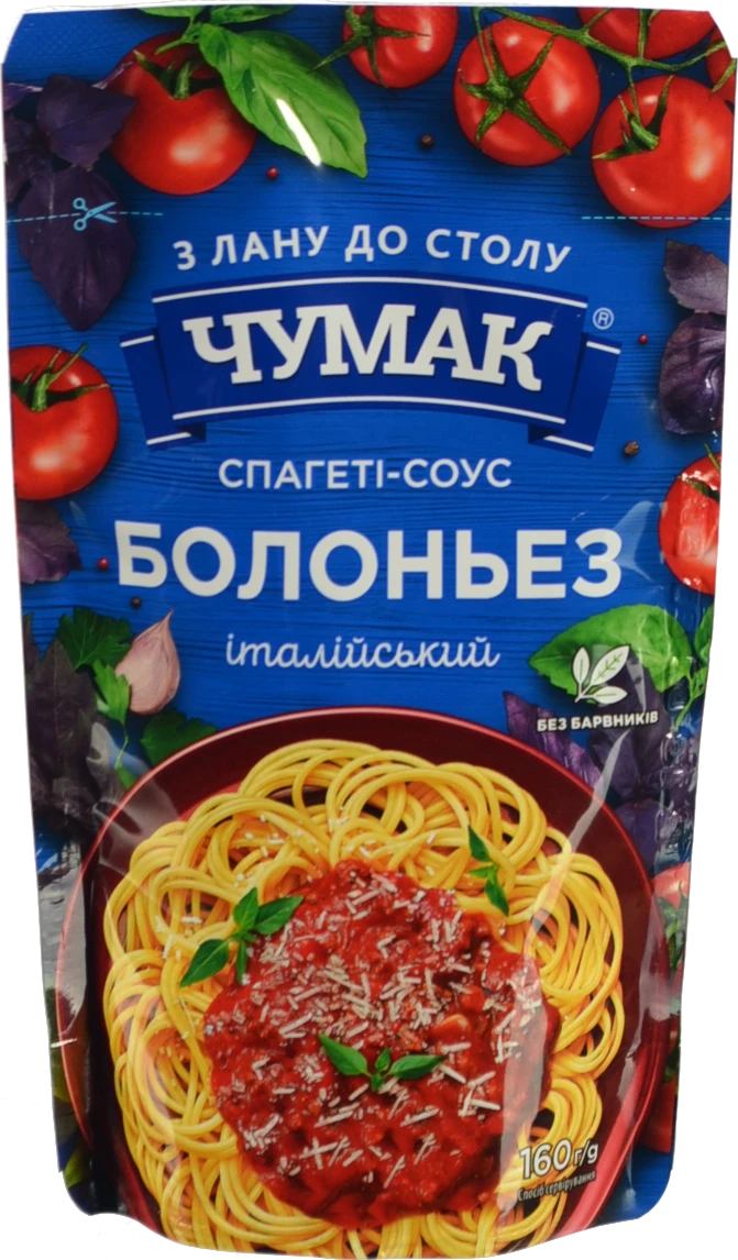 Соус Чумак 160г спагеті італійський д.п