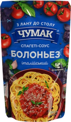 Соус Чумак 160г спагеті італійський д.п