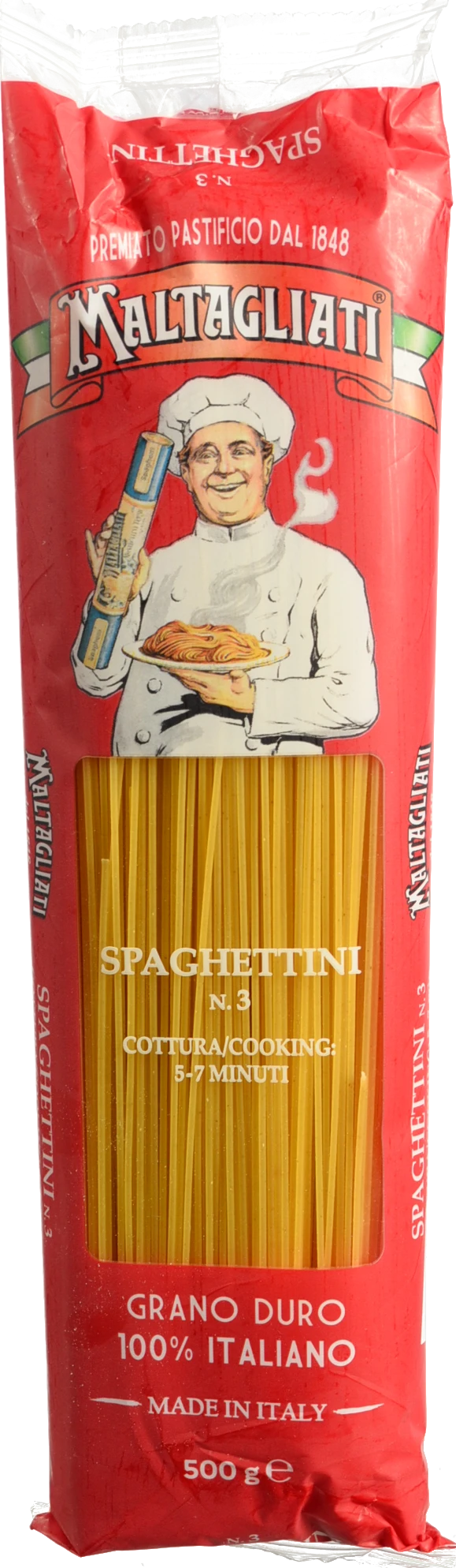 Макарони Maltagliati 500г спагеттіні