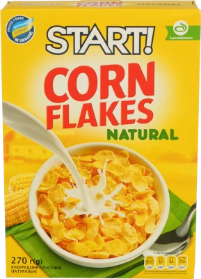 Пластівці кукурудзяні натуральні Start! к/у 270г