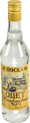 Оцет спиртовий 9% Поска с/пл 0.5л