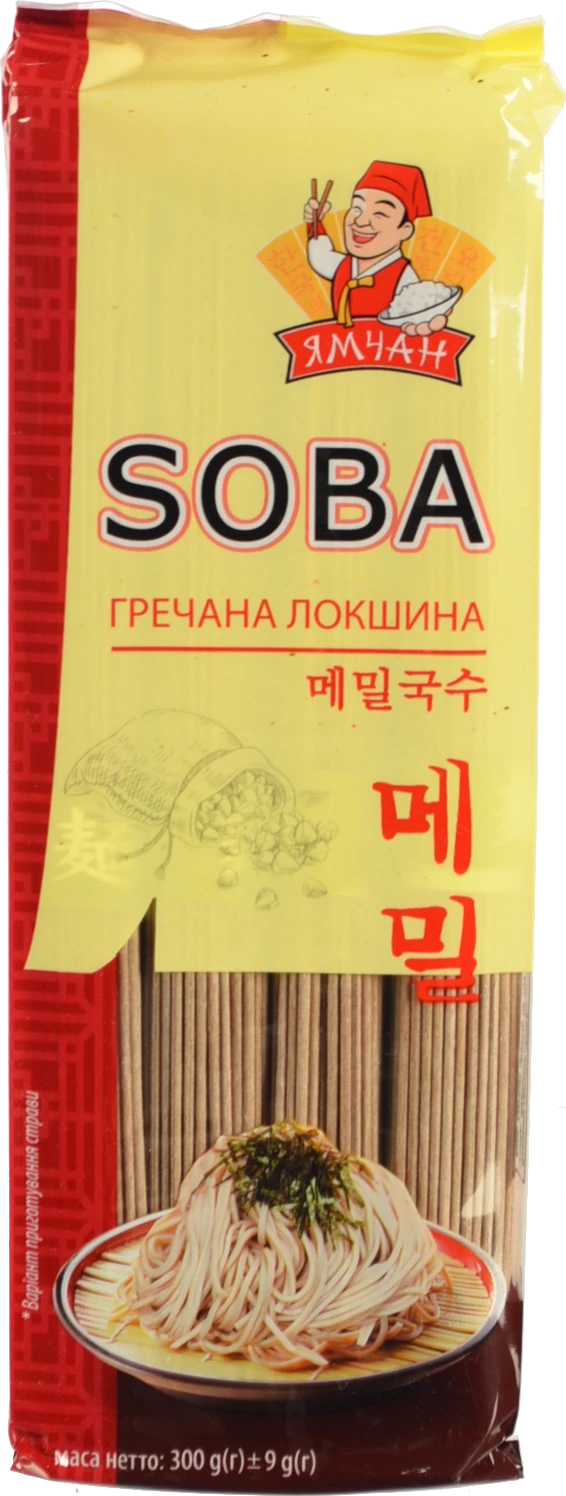 Локшина YamChan 300г соба гречана