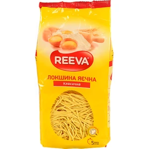 Локшина Reeva 250г яєчна класична