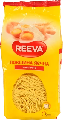 Локшина Reeva 250г яєчна класична