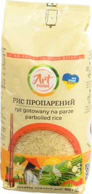 Пропарений рис Art Foods 800г