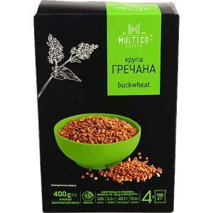 Крупа Multico 100гх4 гречана ядриця