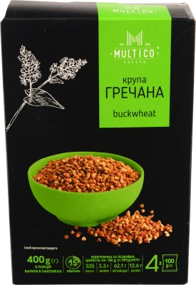 Крупа Multico 100гх4 гречана ядриця