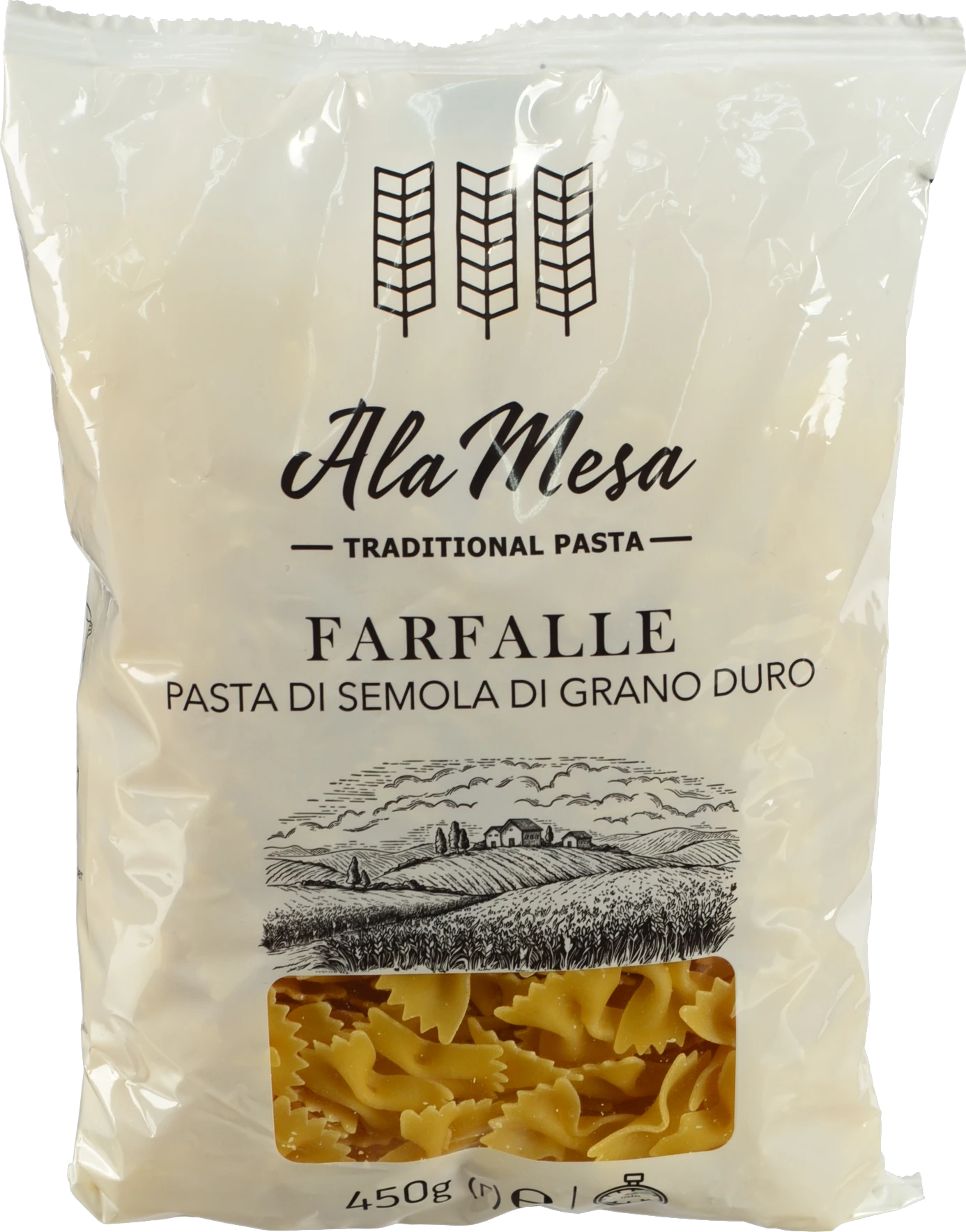 Макарони Ala Mesa 450г фарфале твердих сортів