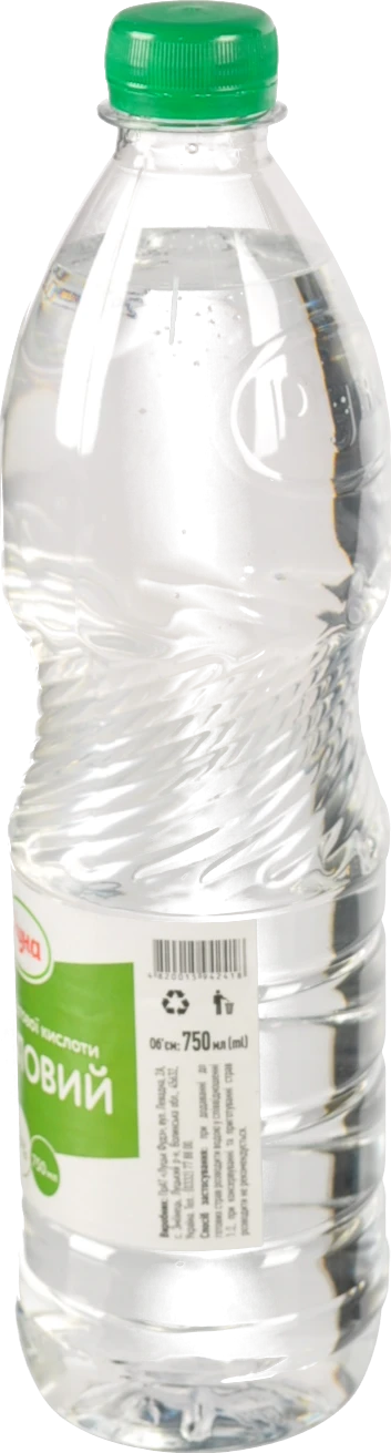 Розчин оцтової кислоти 9% Столовий Руна п/пл 750мл