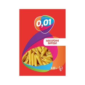 Макарони 0.01 450г трубочка