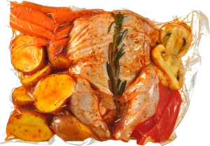 Курка маринована з овочами